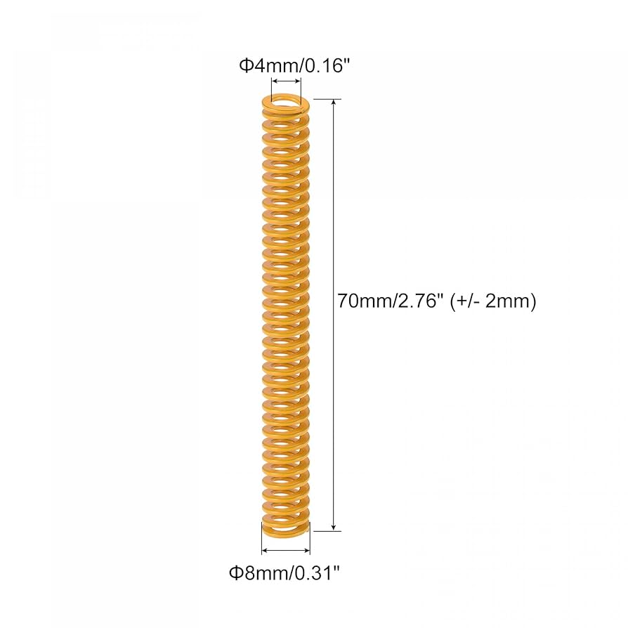 Amazon.com: uxcell 3D Printer Die Spring, 8mm OD 70mm Long